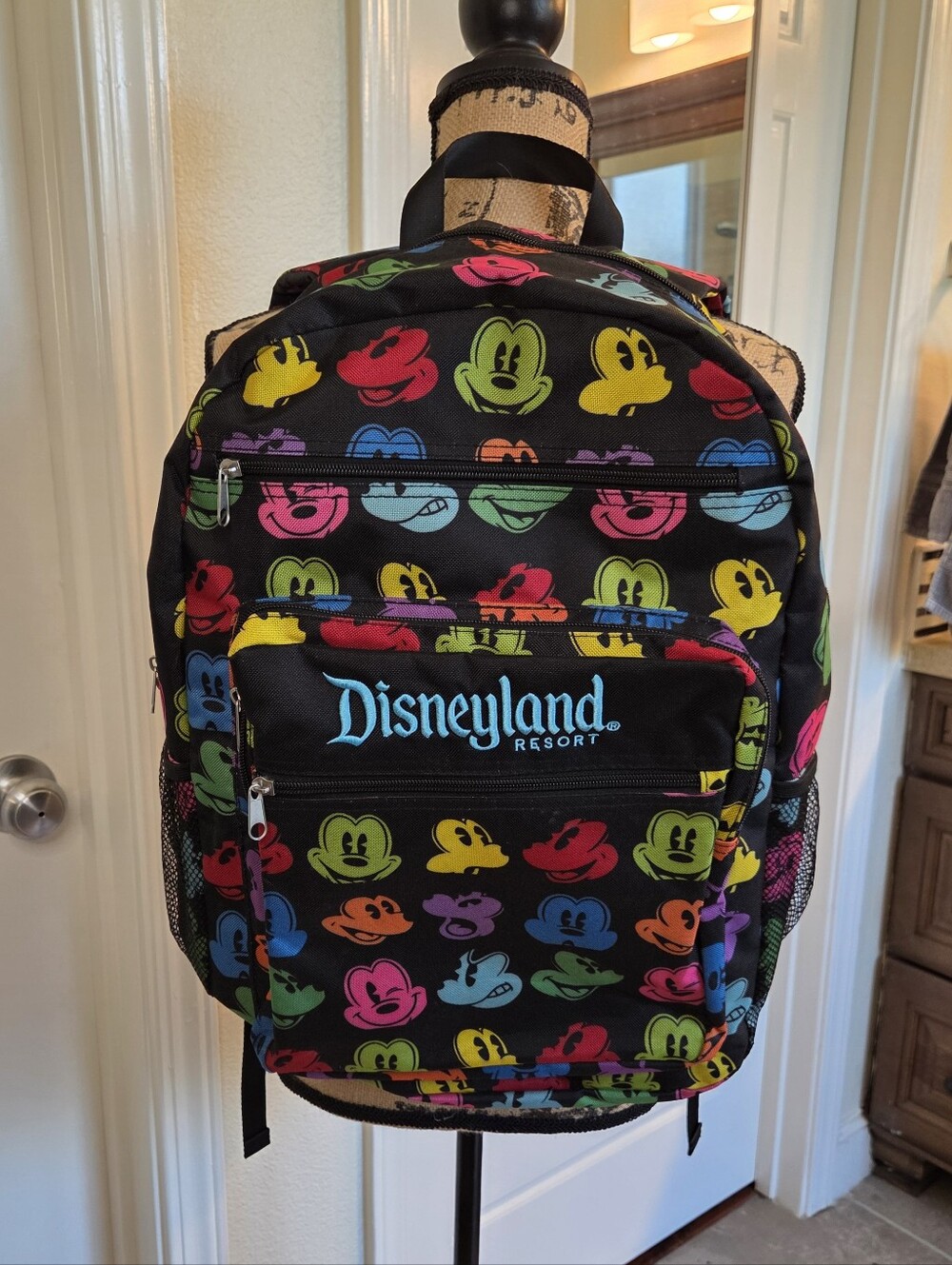 Disneyland Resort Disney Parks Rainbow Mickey Mouse Faces Backpack